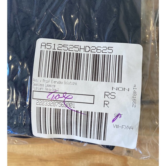 NEW Anti X Everyday Solutions Seamless Leggings Size Small Women’s Navy - Picture 9 of 9